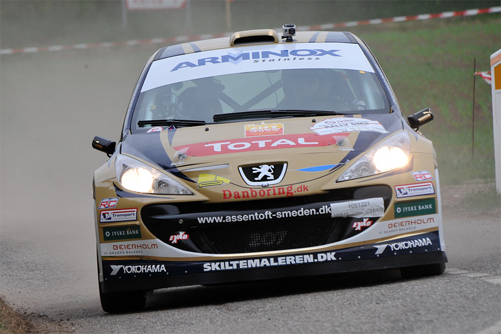 Christian Jensen og Freddy Pedersen går efter et topresultat i Ecoteck Rally Himmerland